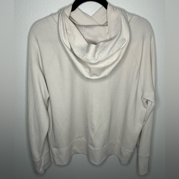 Prana Sunrise Textured Cream Hoodie - Picture 4 of 6